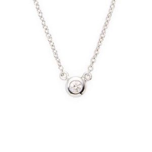 NEPHORA 14K Gold White Gold Diamond Pendant Necklace